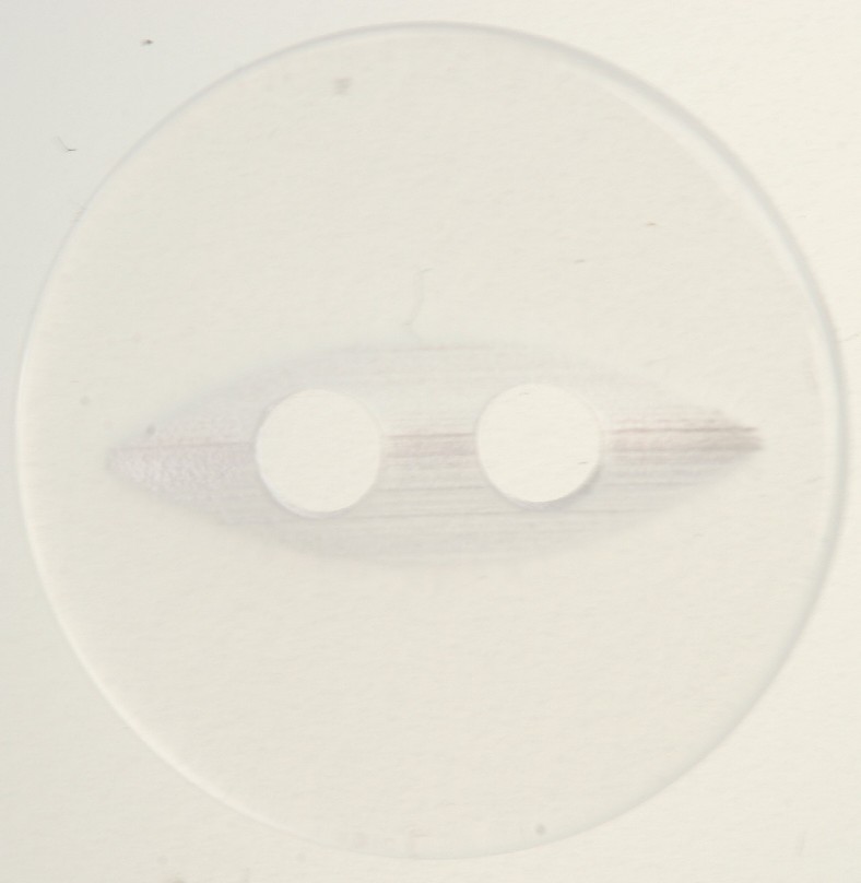 Fisheye Clear Button 14mm